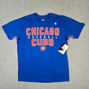 NWT Chicago Cubs Hands High T Shirt Size XL Baseball Blue Red Fan Sports